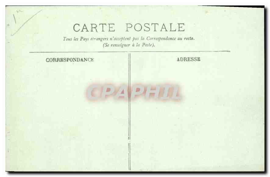 CPA Paris le Louvre Cour du Manege  — Rückseite