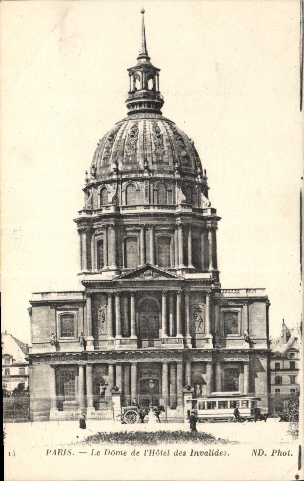 CPA Paris le Dome de l'Hotel des Invalides 