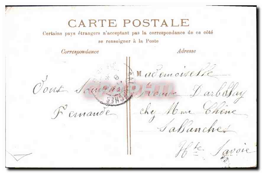 CPA Paris les Invalides  — Rückseite