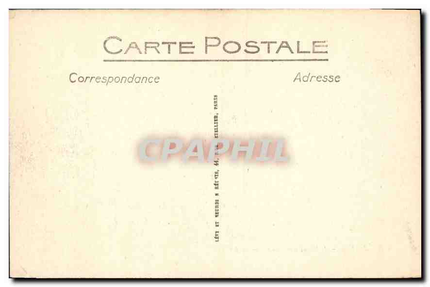 CPA Paris l'hotel des Invalides  — Rückseite