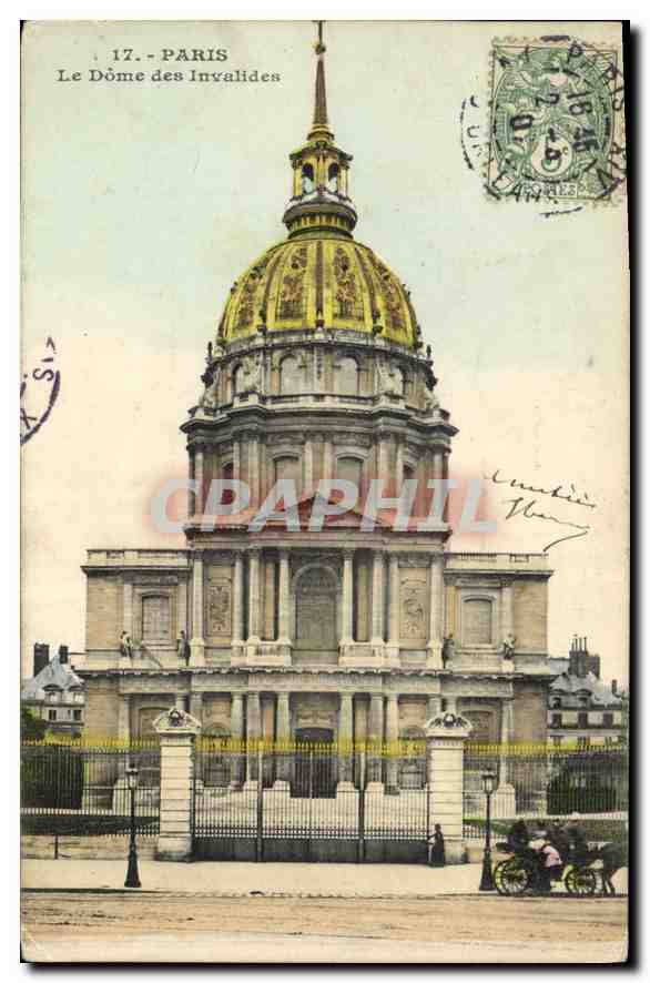 CPA Paris le Dome des Invalides 