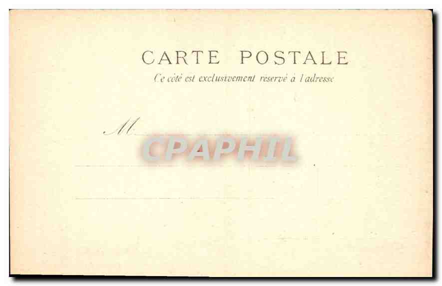 CPA Paris les Invalides  — Rückseite