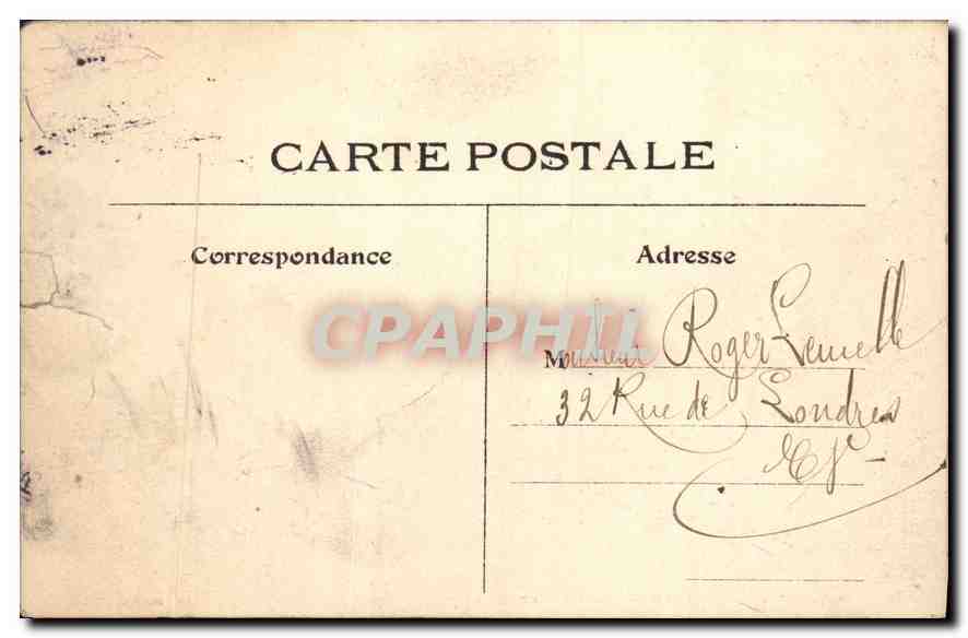 CPA Paris hotel des Invalides  — Rückseite