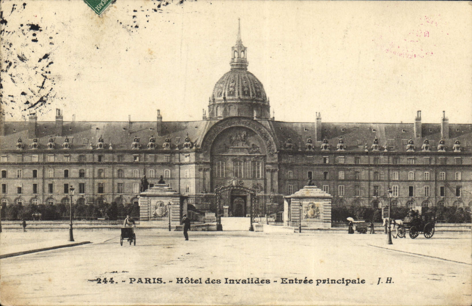 CPA Paris Hotel des Invalides Entree principale 