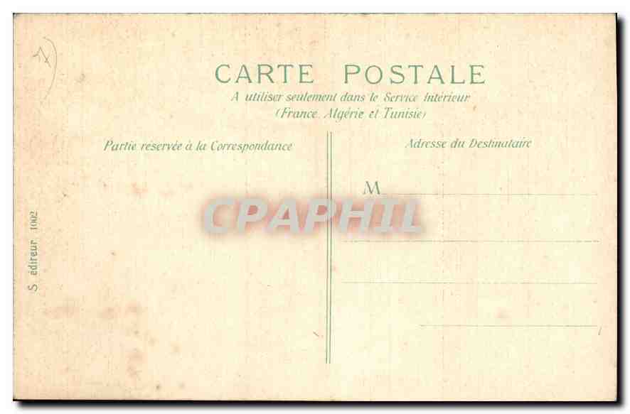 CPA Paris Chapelle des Invalides  — Rückseite