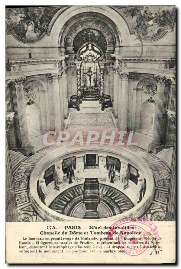 CPA Paris Hotel des Invalides Chapelle du dome et Tombeau de Napoleon 