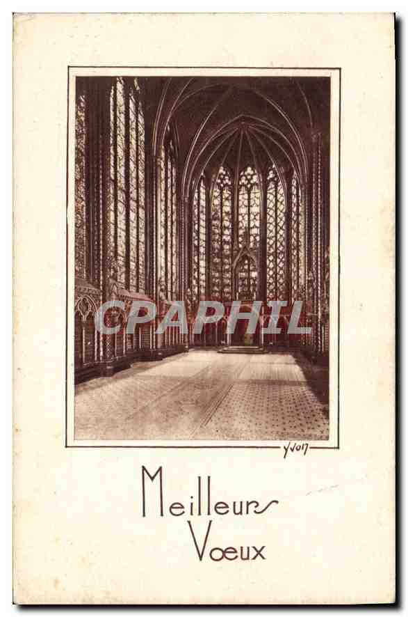 CPA Paris Interieur Ste Chapelle 