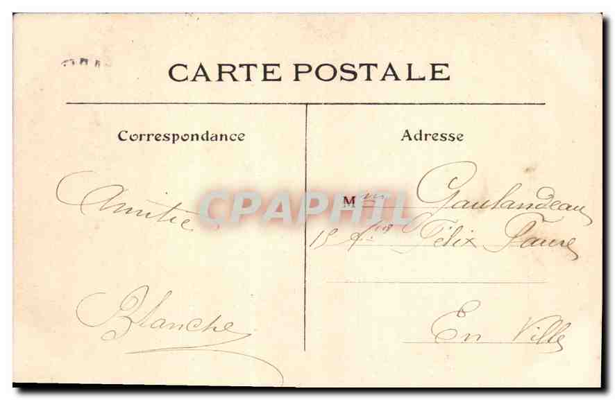 CPA Les Eglises de Paris Notre Dame les trois Portails  — Rückseite