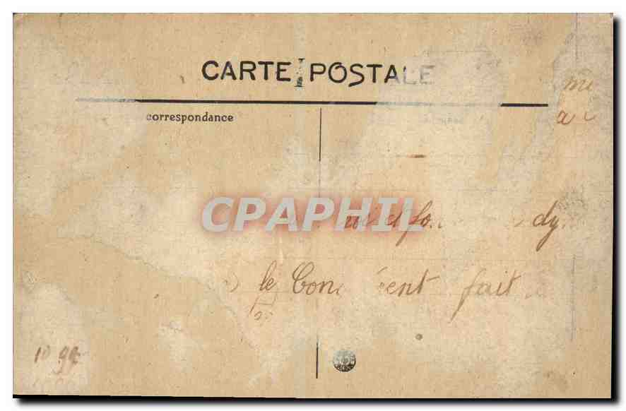 CPA Paris Notre Dame Facade  — Verso
