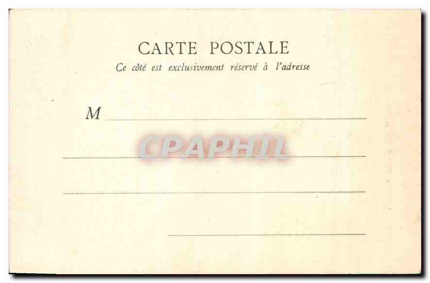 CPA Paris Notre Dame Facade  — Rückseite