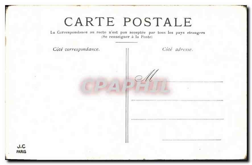 CPA Paris Notre Dame  — Rückseite