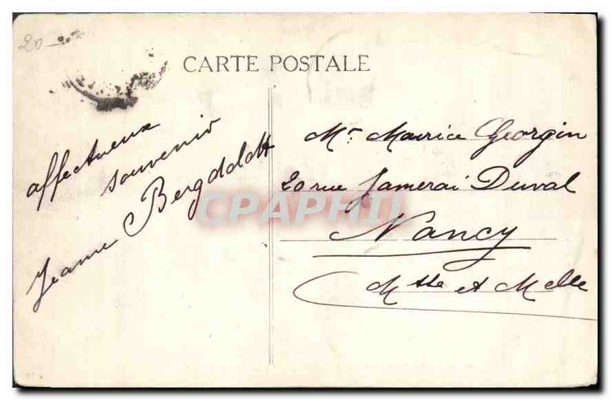 CPA Bois de Boulogne Artistique le Lac de St James  — Verso