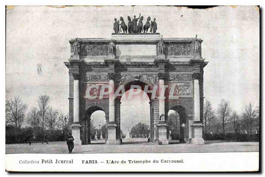 CPA Collection petit Journal Paris l'Arc de Triomphe du Carrousel 