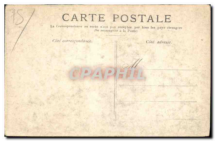 CPA Paris l'Arc de Triomphe du Carrousel date de 1805 il fut construit par Parcier et Fontaine sur O — Rückseite