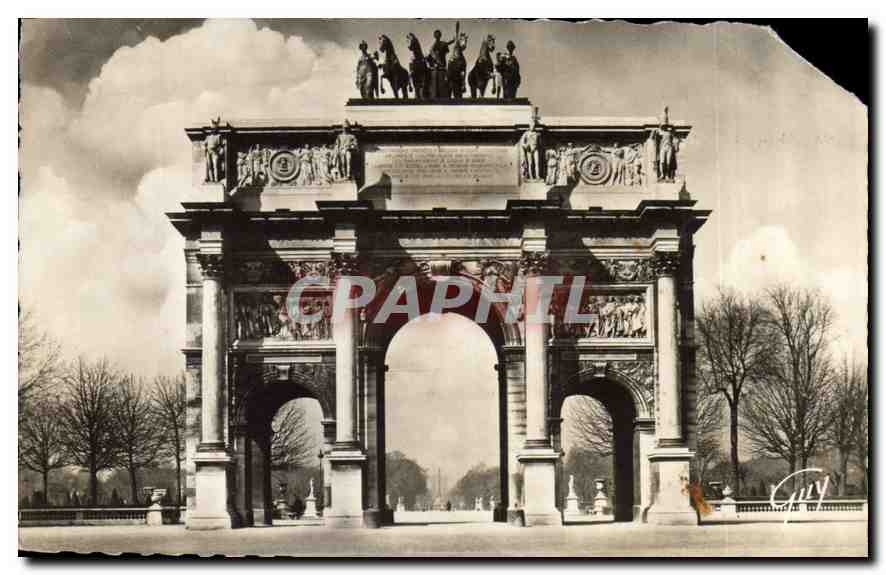 CPA Paris et ses Merveilles Arc de Triomphe du Carrousel 1806 1808 