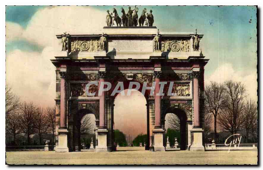 CPA Paris et ses Merveilles Arc de Triomphe du Carrousel 1806 1808 