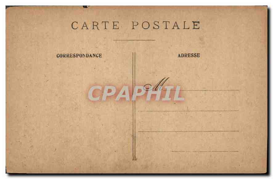 CPA Paris l'Arc des Tuileries  — Verso