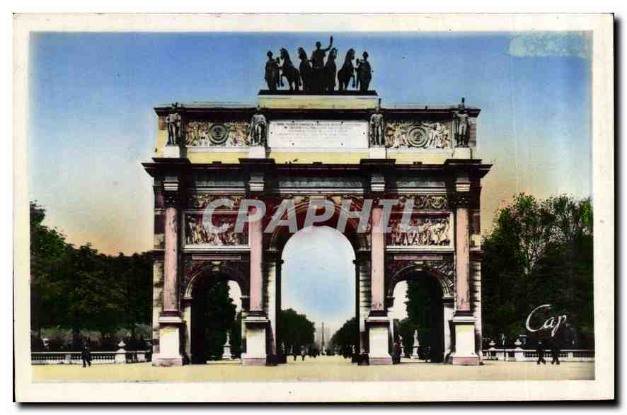 CPA Paris l'Arc de Triomphe du Carrousel 