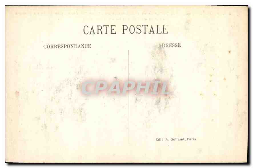 CPA Paris Jardin des Tuileries et monument de Quand Meme Par Antoine Mercie  — Verso