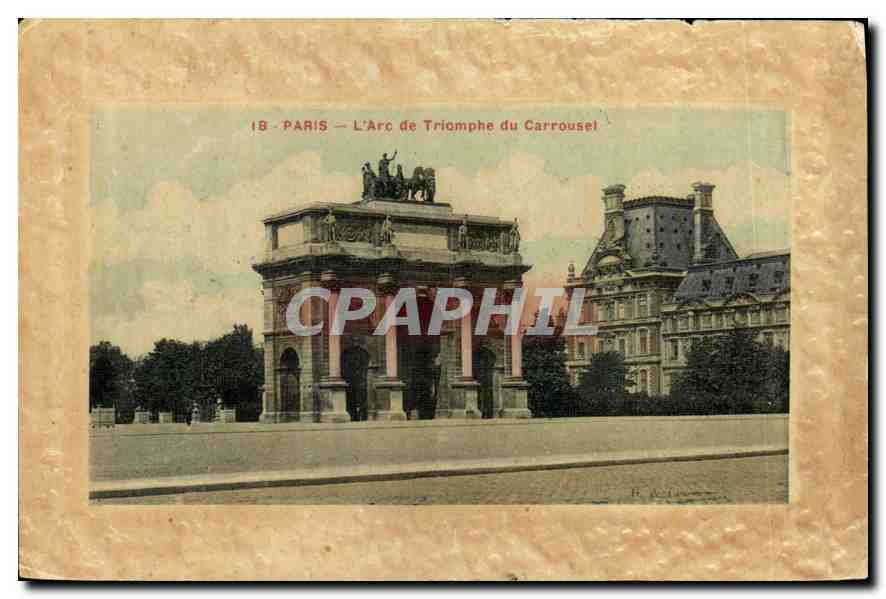 CPA Paris l'Arc de Triomphe du Carrousel 