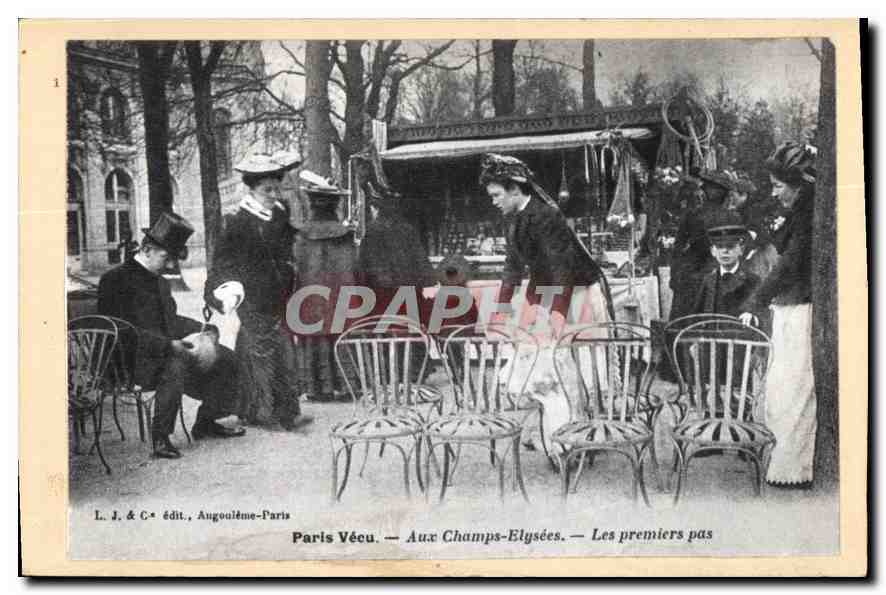 REPRO Paris Veou aux Champs Elysees les Premiers Pas 