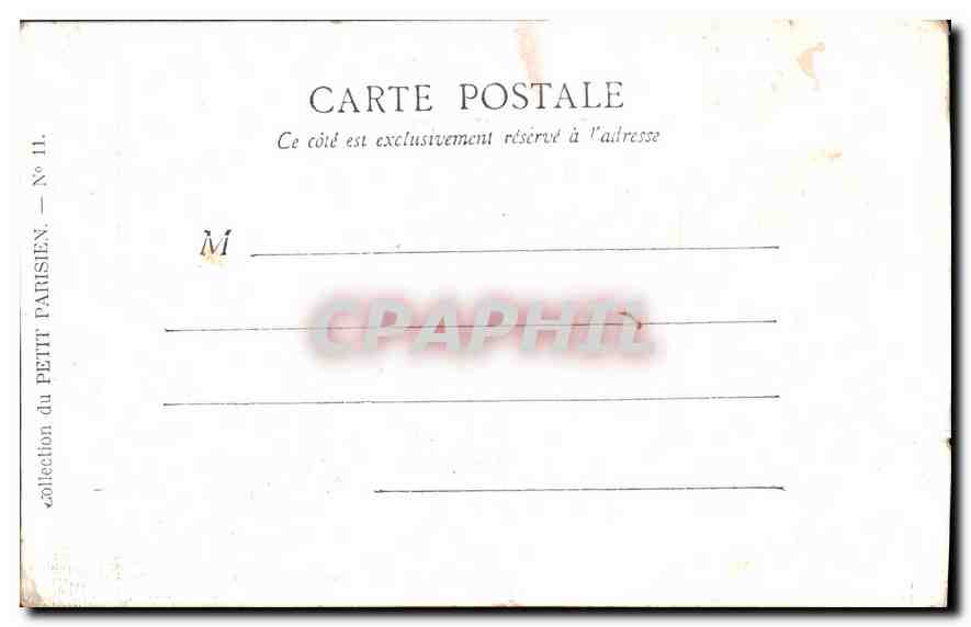 CPA Paris la Porte Saint Martin  — Verso