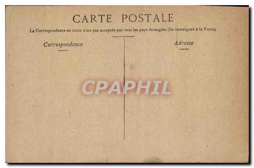 CPA Paris Ministere de la Marine  — Rückseite