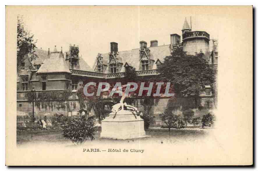 CPA Paris Hotel de Cluny 