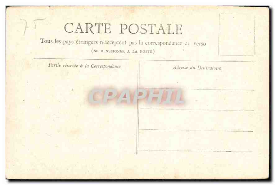 CPA Collection petit Journal Paris le Lion de Belfort  — Verso