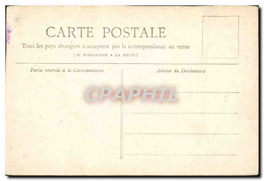 CPA Paris le Lion de Belfort  — Rückseite
