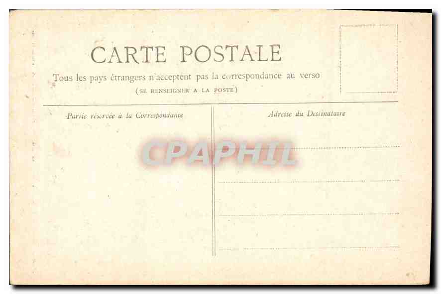 CPA Collection petit Journal Paris Monument de Gambetta  — Rückseite