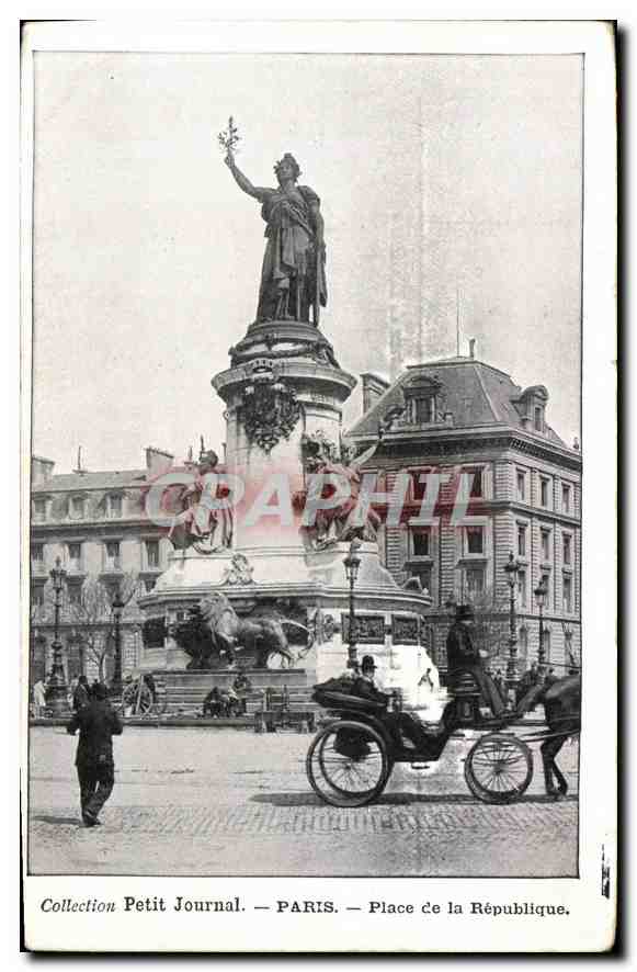 CPA Collection Petit Journal Paris Place de la Republique 