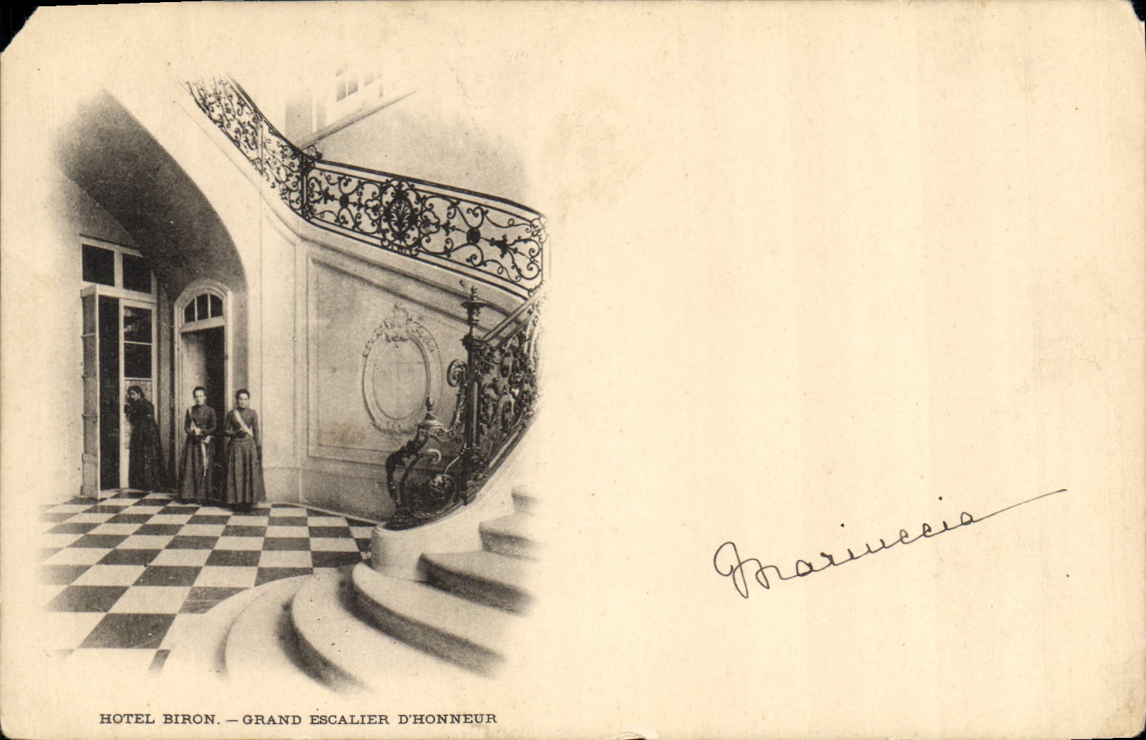 Hôtel Biron — Grand Escalier d'Honneur — éditeur non identifié, n° de série non visible