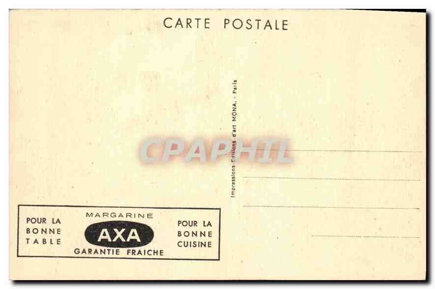 Paris — Der Arc de Triomphe du Carrousel und das Louvre — Mona — Rückseite