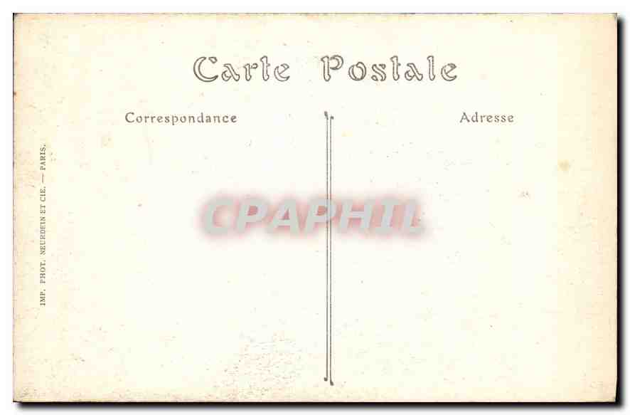 CPA Primel Finistere la Baie et le Rocher du Profil  — Rückseite