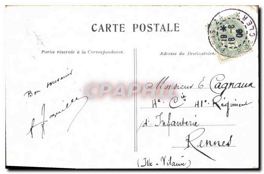 CPA Paris Messonnier  — Rückseite