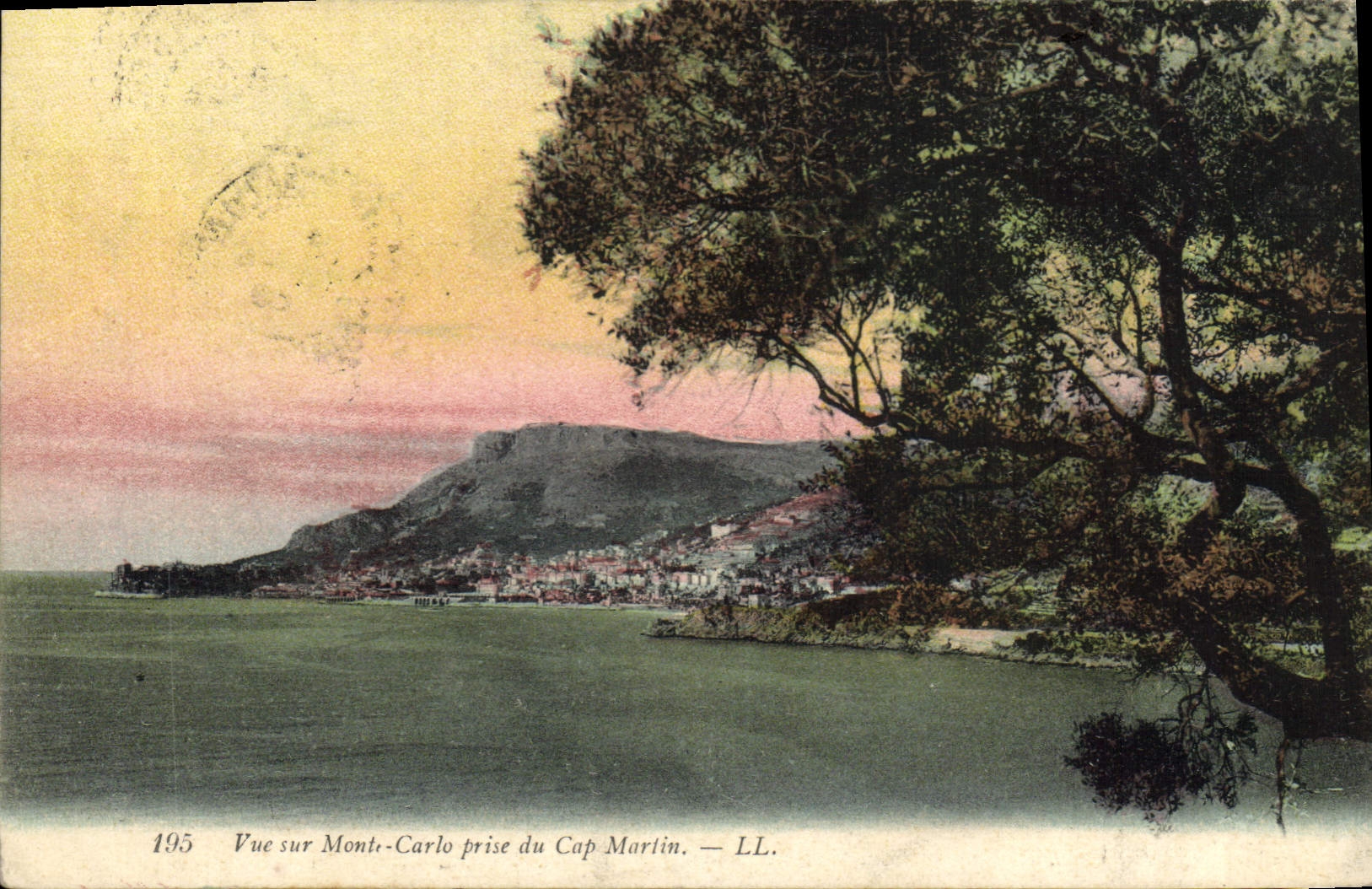 Vue sur Monte-Carlo prise du Cap Martin — LL. — n° 195