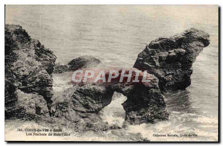 Les Rochers de Bois-Vinet — Croix-de-Vie — Collection Boutain