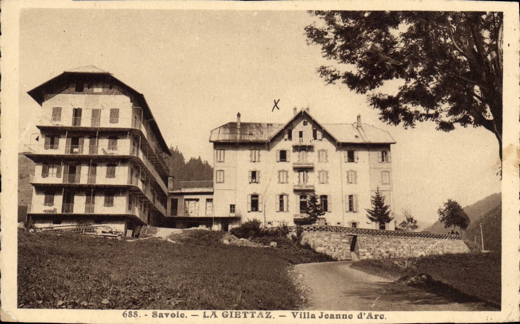 CPA Savoie La Giettaz Villa d'Arc 