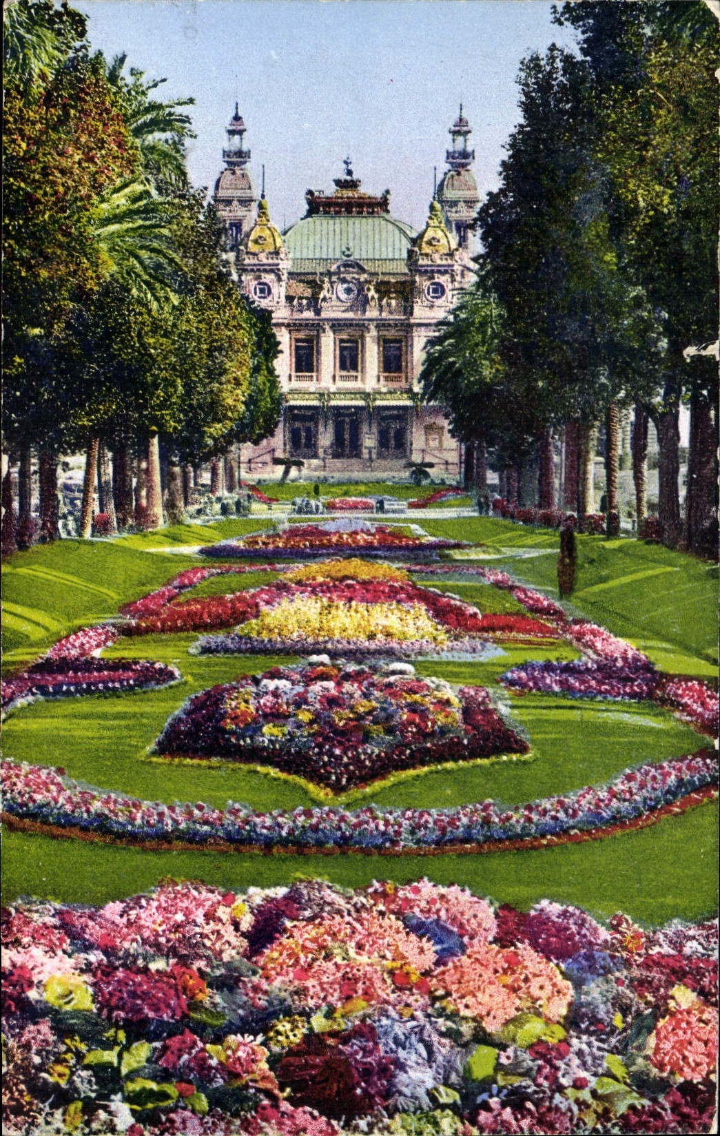 CPA Monte Carlo Les Jardins Le Casino 
