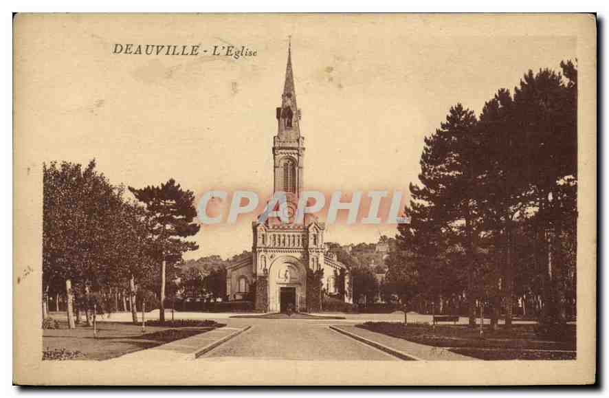 Deauville - L'Église — éditeur : C. Miron, Deauville