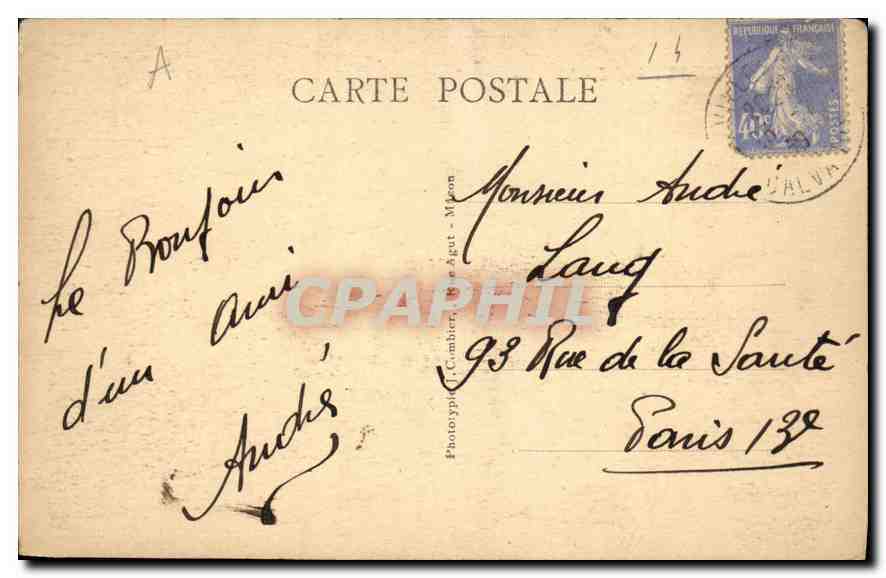 Deauville - L'Église — éditeur : C. Miron, Deauville — Verso
