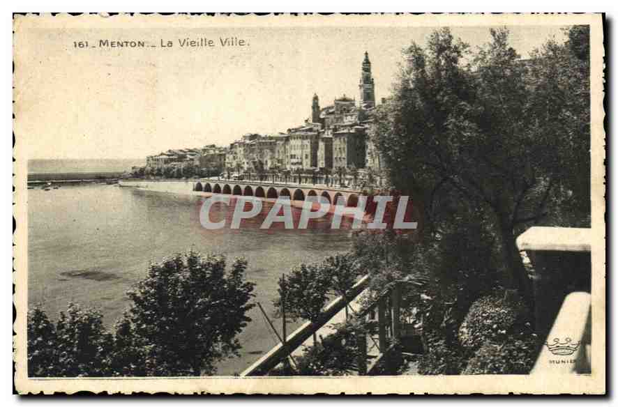 CPA Menton La Vieille Ville 