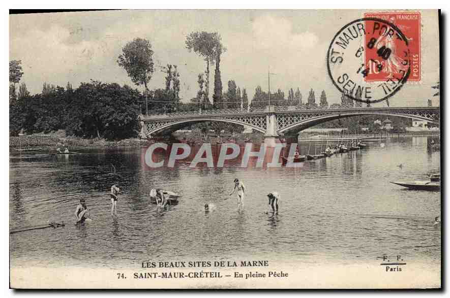 Saint-Maur-Crétel — En pleine Pêche — F.P. Paris