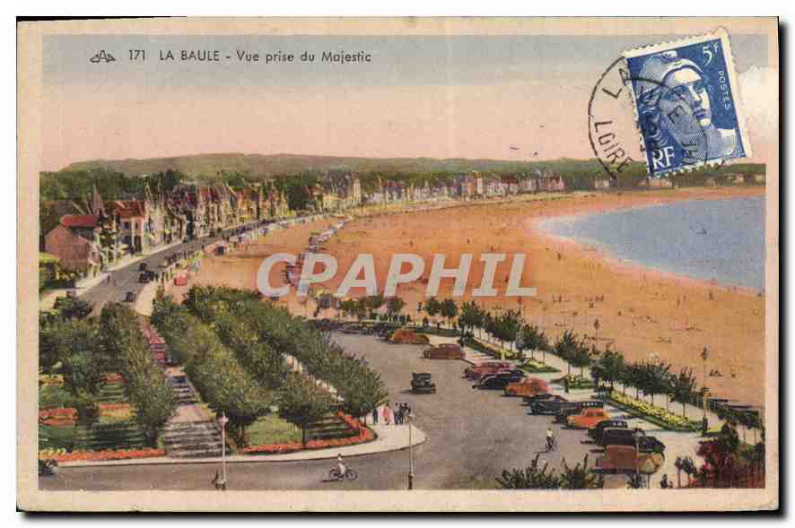 CPA La Baule Vue prise du Majestic 