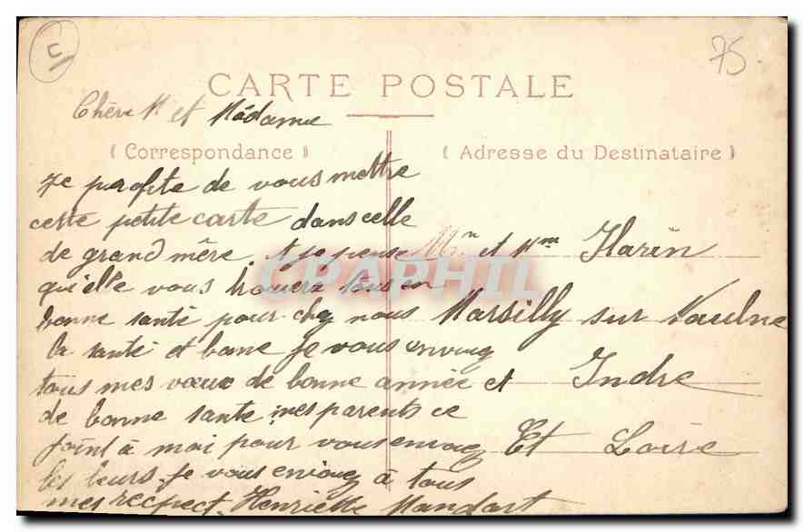 CPA Paris Notre Dame  — Rückseite