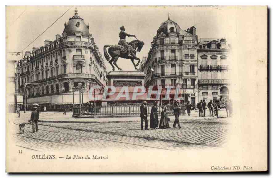 CPA Orleans La Place du Martroi 