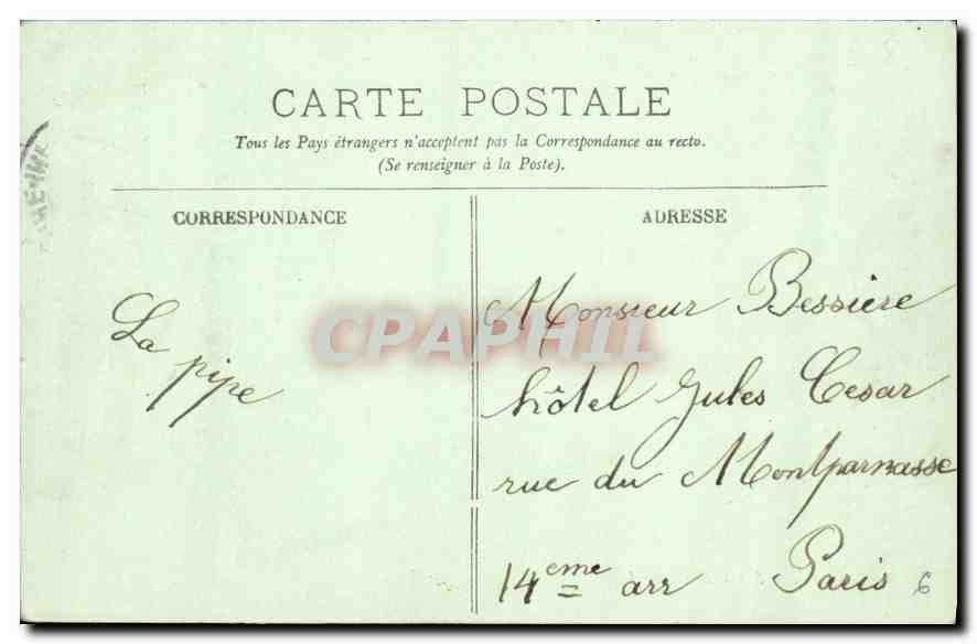 CPA Mers Sur le Sable  — Rückseite