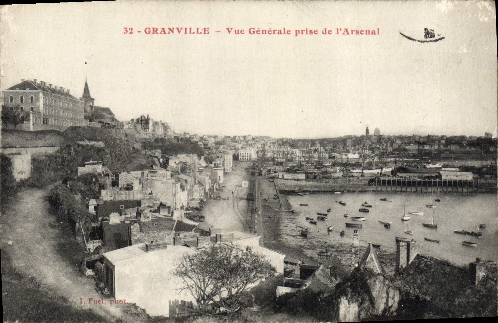 Granville — Vue Générale prise de l'Arsenal — J. Puel phot.