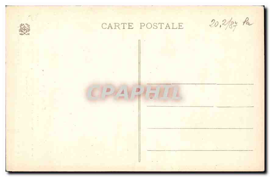 CPA Saint Die Vosges Partie sud du monument aux Morts  — Rückseite